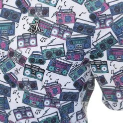 Original Penguin Golf Heritage Boombox Print Polo Shirt 7 Original Penguin Golf Heritage Boombox Print Polo Shirt -Original Penguin Original Penguin Golf Heritage Boombox Print Polo Shirt OGKSD020 118 3
