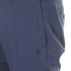 Original Penguin Golf Original Plaid Trousers -Original Penguin Original Penguin Golf Original Plaid Trousers OGBFB001 Black Iris 417 3