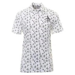 Original Penguin Golf Retro Arcade Print Polo Shirt