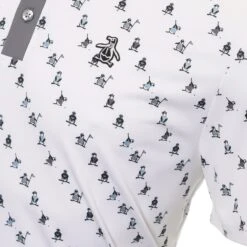 Original Penguin Golf Swinging Pete Novelty Print Polo Shirt -Original Penguin Original Penguin Golf Swinging Pete Novelty Print Polo Shirt OGKSD024 118 3