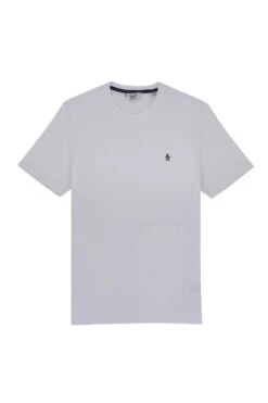 Original Penguin White Pinpoint Embroidery T-Shirt -Original Penguin T28580s3