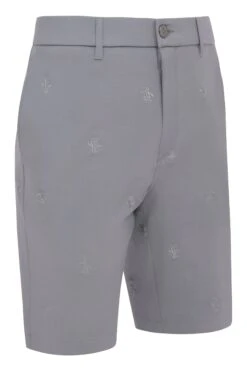 Original Penguin Grey All Over Pete Embroidered 9" Shorts -Original Penguin T57297s3