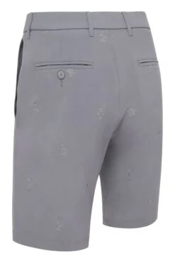 Original Penguin Grey All Over Pete Embroidered 9" Shorts -Original Penguin T57297s4