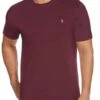 Original Penguin Tawny Port Red Short Sleeve Pin Point T-Shirt