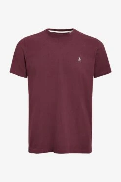Original Penguin Tawny Port Red Short Sleeve Pin Point T-Shirt 7 Original Penguin Tawny Port Red Short Sleeve Pin Point T-Shirt -Original Penguin T76391s3