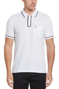 Original Penguin Earl White Short Sleeve Polo