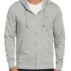 Original Penguin Rain Heather Grey Sticker Pete Zip Hoodie -Original Penguin T76418s
