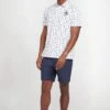 Original Penguin Golf Retro Arcade Printed White Polo Shirt
