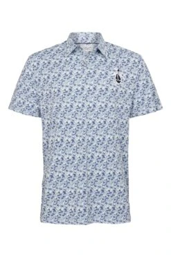 Original Penguin Golf Blue Novelty Print Polo Shirt 12 Original Penguin Golf Blue Novelty Print Polo Shirt -Original Penguin T82331s5