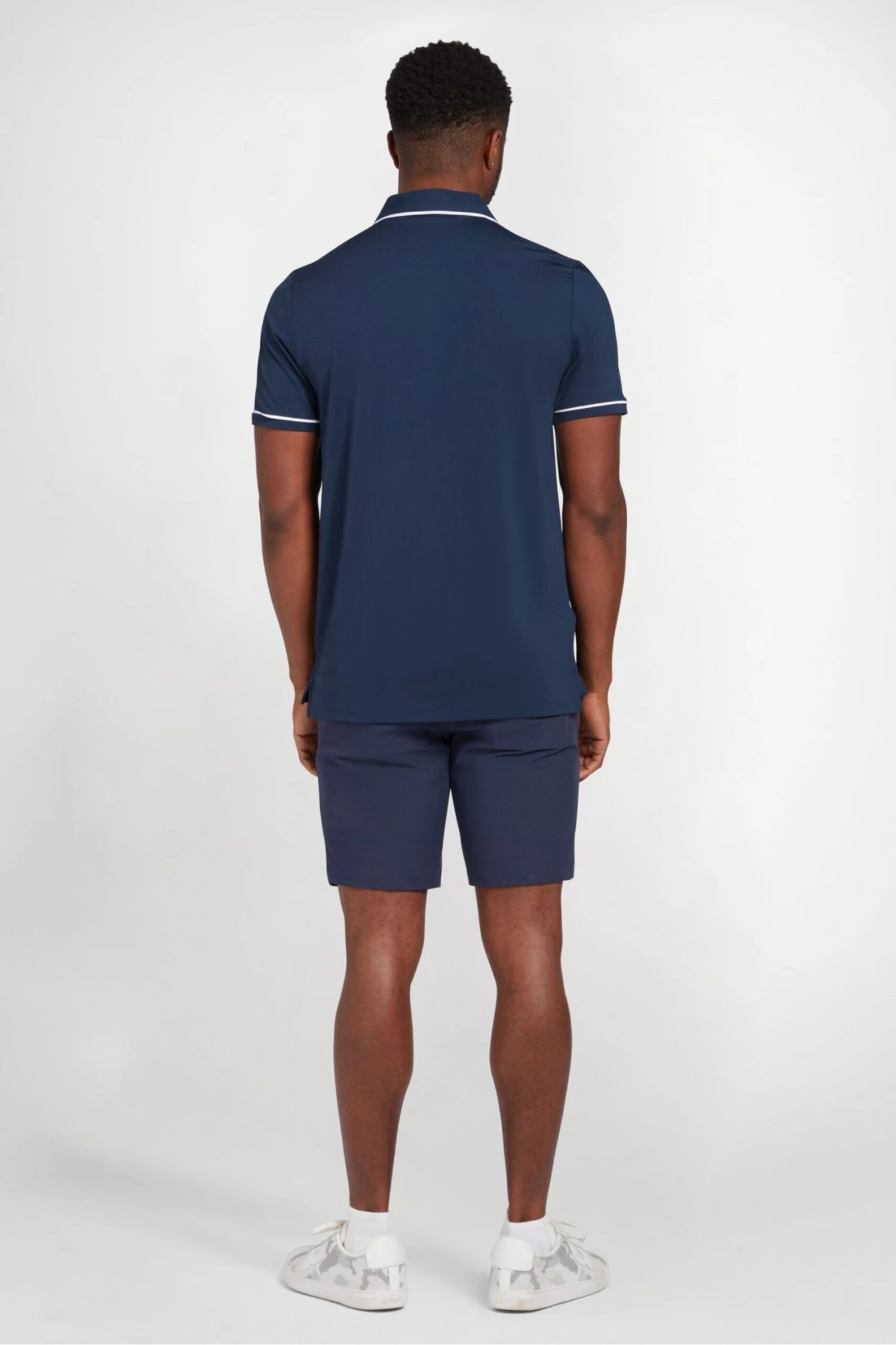 Original Penguin Large Navy Blue Golf Heritage Polo Shirt With Logo 5 Original Penguin Large Navy Blue Golf Heritage Polo Shirt With Logo - Image 3