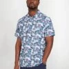 Original Penguin Golf Heritage BoomBox Printed White Polo Shirt