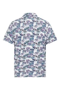 Original Penguin Golf Heritage BoomBox Printed White Polo Shirt -Original Penguin T82364s6