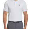 Original Penguin Golf All-Over Pete Printed White Polo Shirt