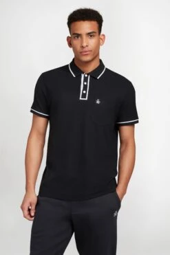 Original Penguin Earl Black Short Sleeve Polo