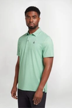 Original Penguin Golf Green All-Over Pete Printed Polo Shirt -Original Penguin U37838s4