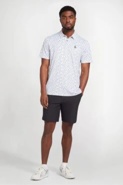 Original Penguin Golf Have A Beer Print White Polo Shirt -Original Penguin U44405s4